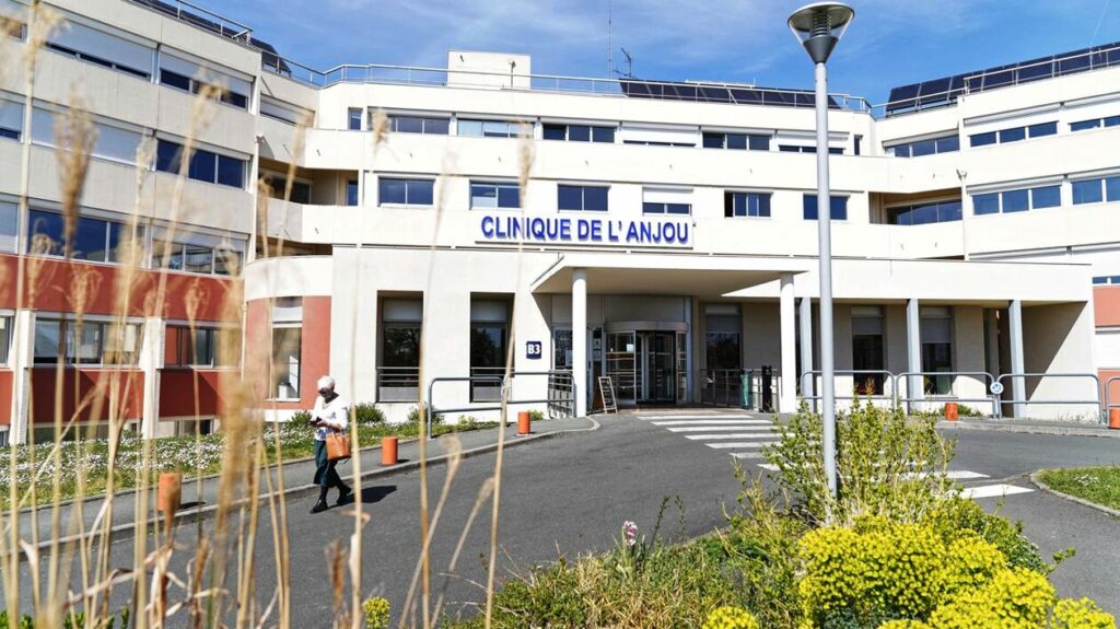 Accueil extérieur de la Clinique de l'Anjou, ANGERS